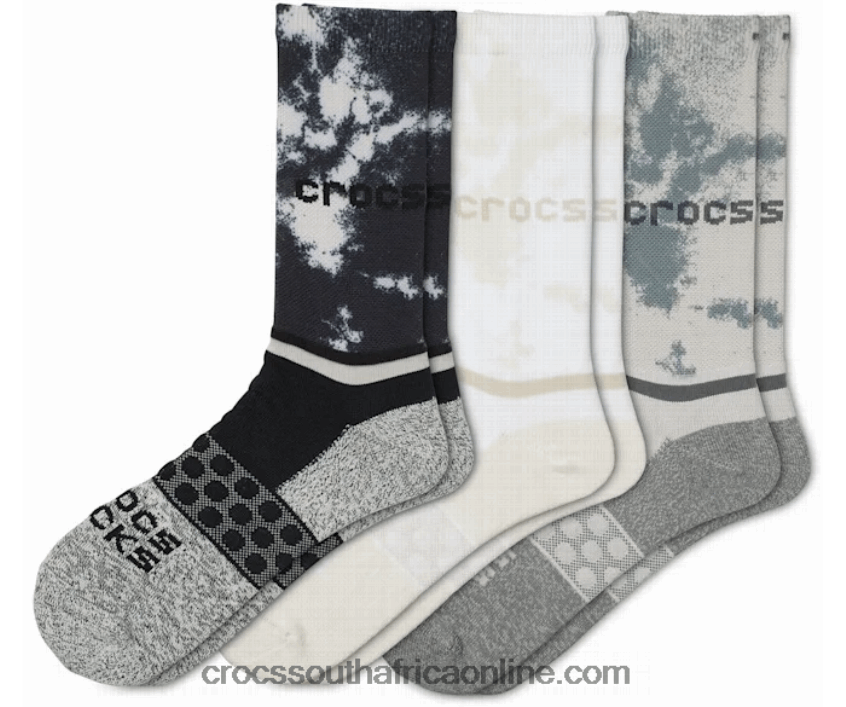 Socks Adult Crew Seasonal 3-Pack Multi Crocs FBL6TX1255