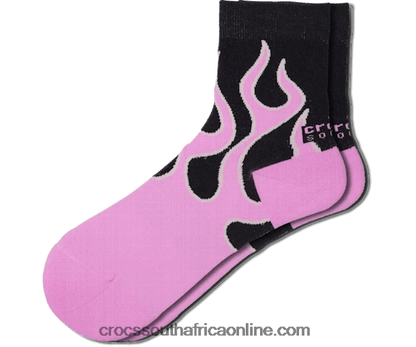 Socks Flame Ankle Taffy Pink Crocs FBL6TX1218