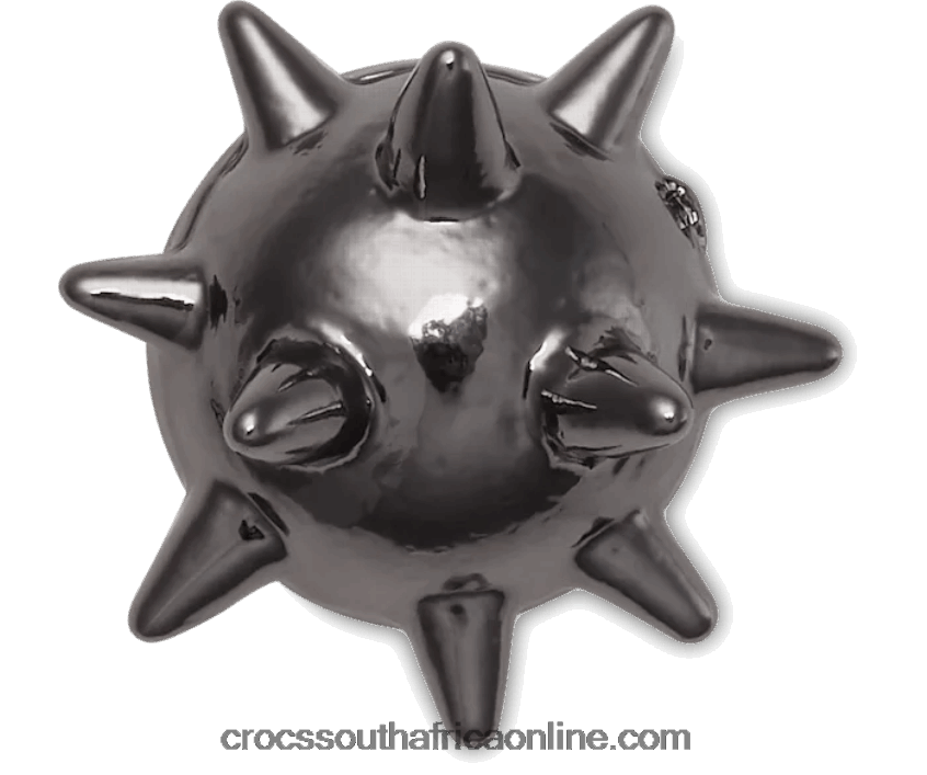 Black Spikey DomeCrocs FBL6TX658