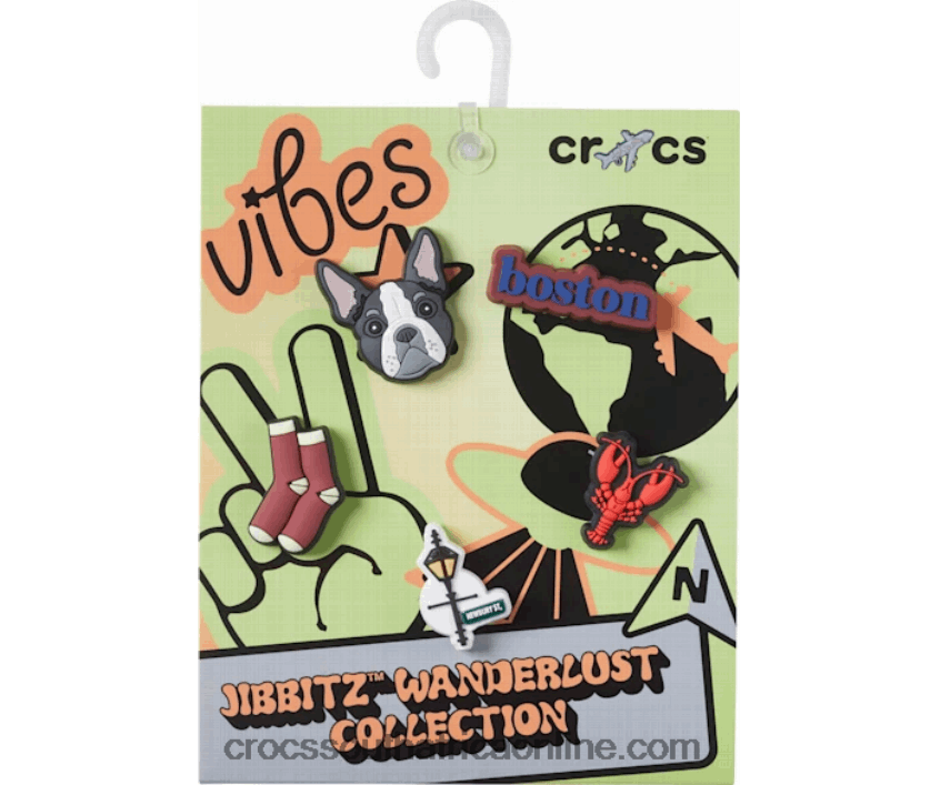 Boston Wanderlust Collection 5 PackCrocs FBL6TX1185
