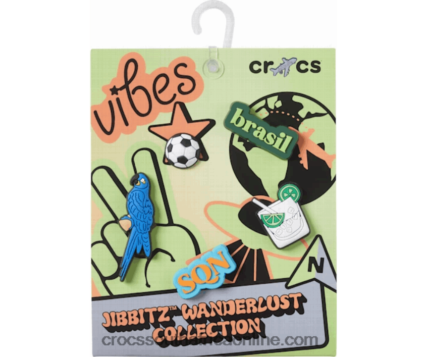 Brazil Wanderlust Collection 5 PackCrocs FBL6TX1172