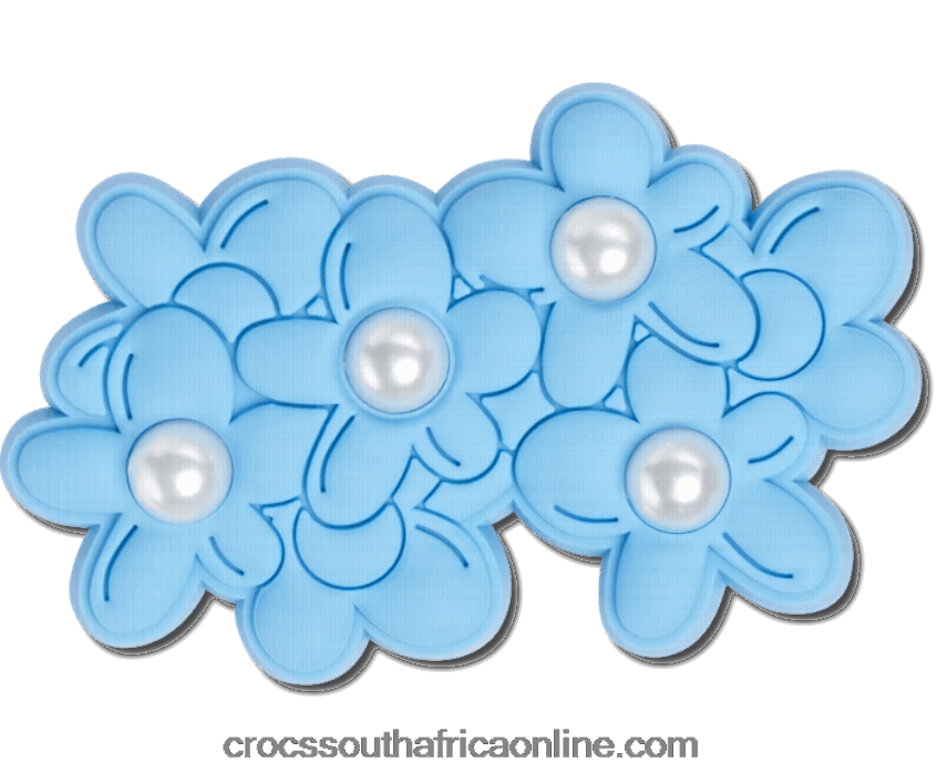 Bunch Of Blue FlowersCrocs FBL6TX738