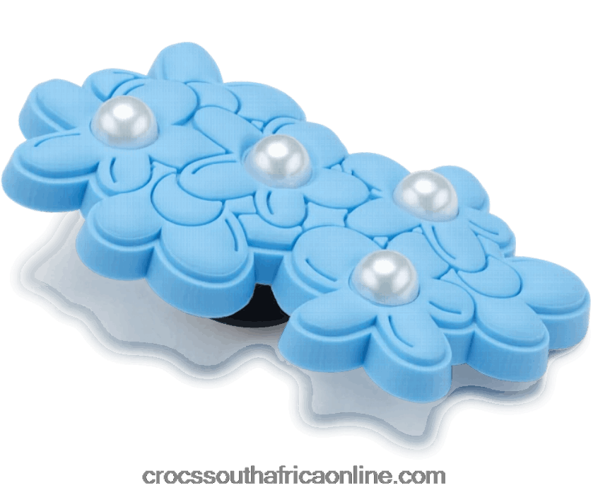 Bunch Of Blue FlowersCrocs FBL6TX738