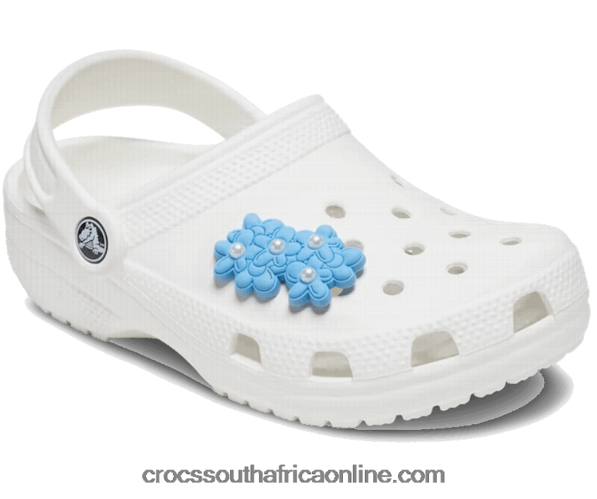 Bunch Of Blue FlowersCrocs FBL6TX738