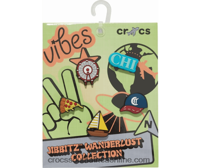 Chicago Wanderlust Collection 5 PackCrocs FBL6TX1092