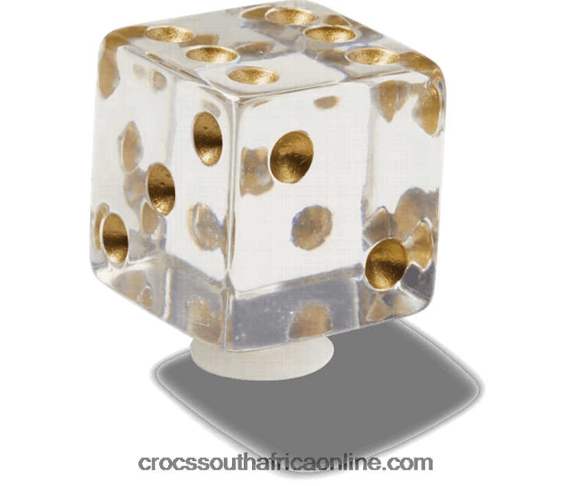 Clear DiceCrocs FBL6TX713