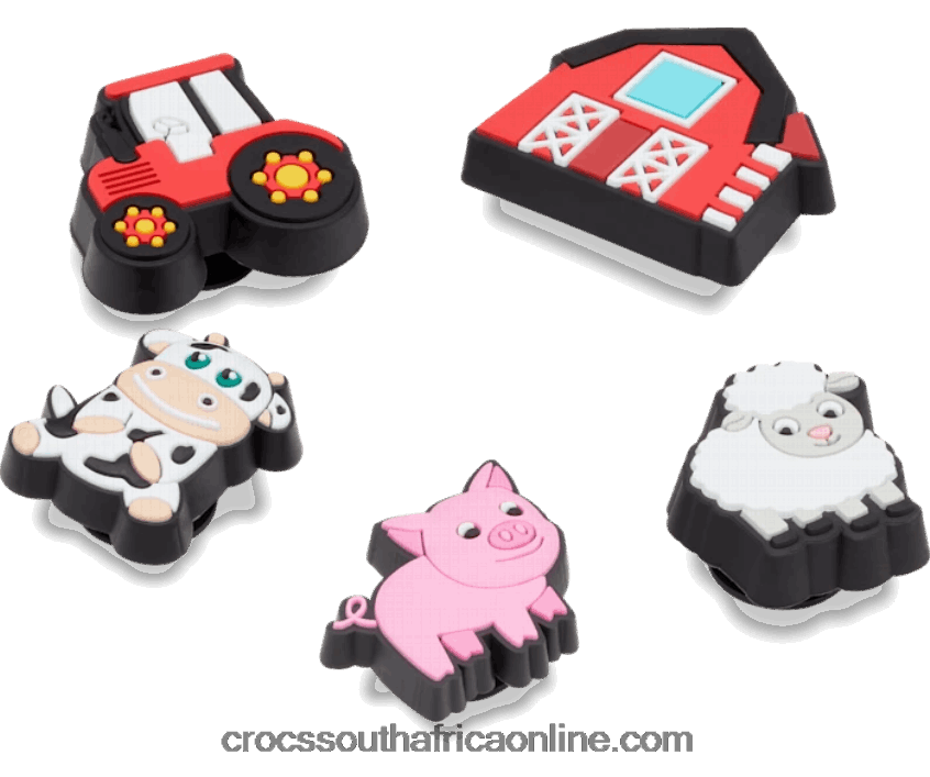 Cutesy Farm Animal 5 PackCrocs FBL6TX779