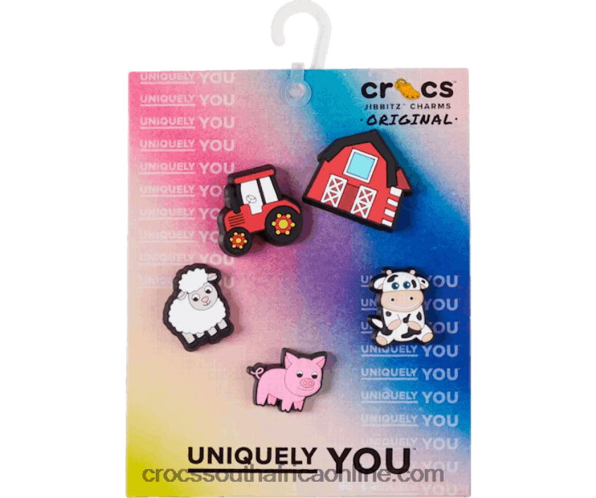 Cutesy Farm Animal 5 PackCrocs FBL6TX779