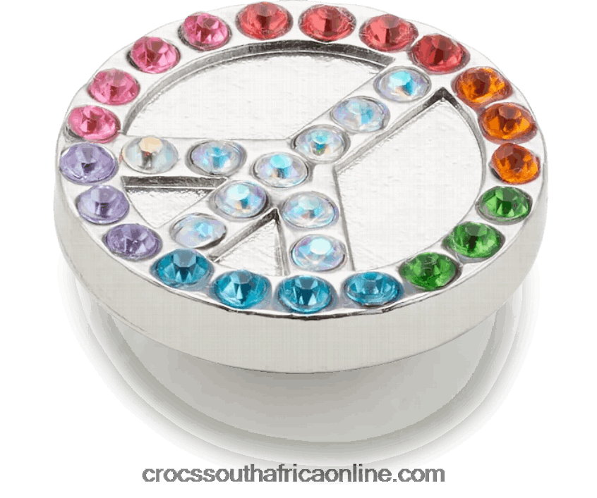 Glitter Elevated Peace SignCrocs FBL6TX688