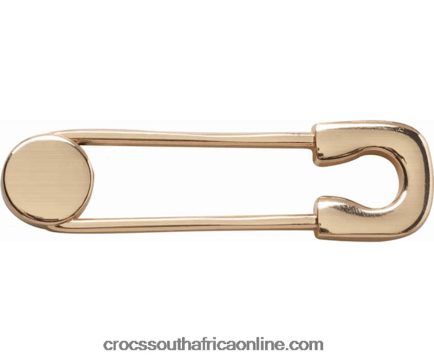 Gold Safety PinCrocs FBL6TX1161