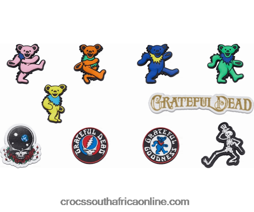 Grateful Dead 10 PackCrocs FBL6TX867