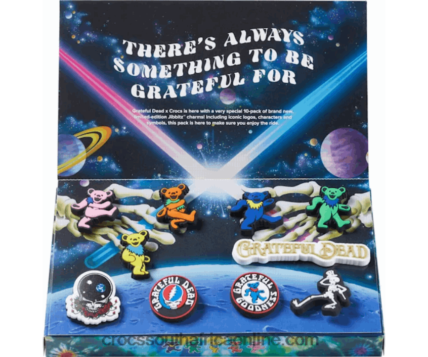 Grateful Dead 10 PackCrocs FBL6TX867