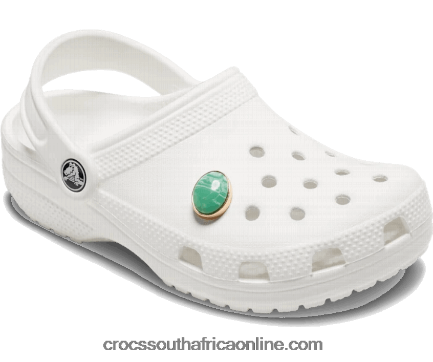 Green OvalCrocs FBL6TX769