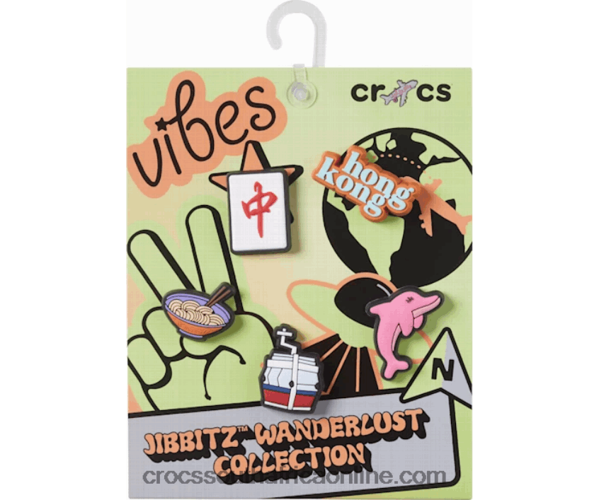 Hong Kong Wanderlust Collection 5 PackCrocs FBL6TX1165