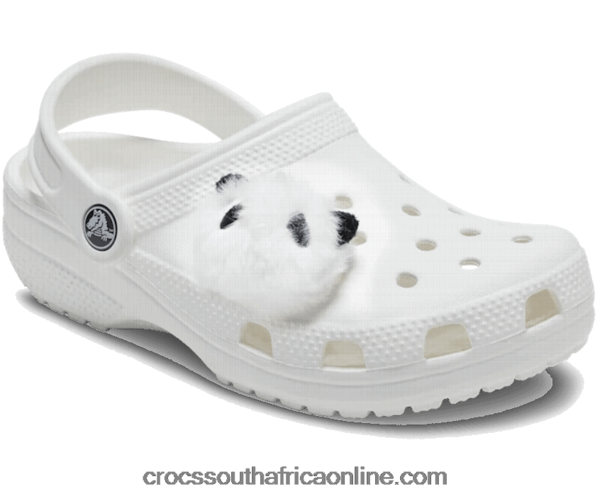 Panda Puff BallCrocs FBL6TX862