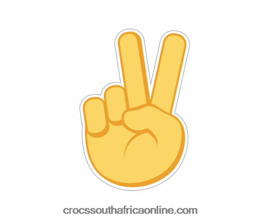 Peace Hand SignCrocs FBL6TX1196