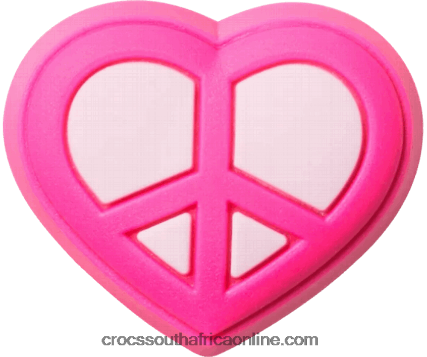 Peace Sign HeartCrocs FBL6TX972