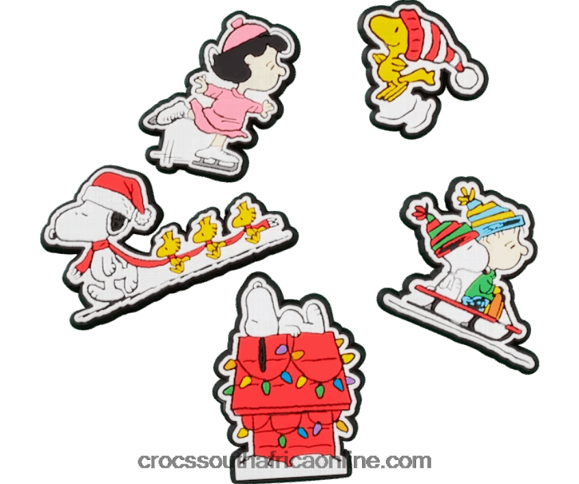 Peanuts Charlie Brown Christmas 5 PackCrocs FBL6TX828