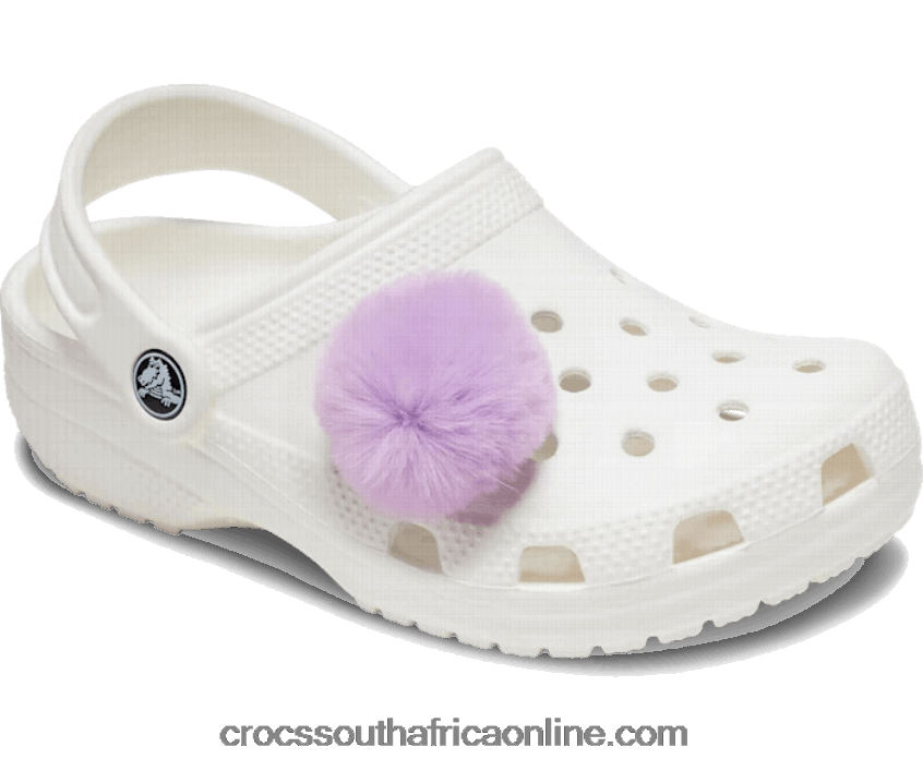 Purple Puff BallCrocs FBL6TX858
