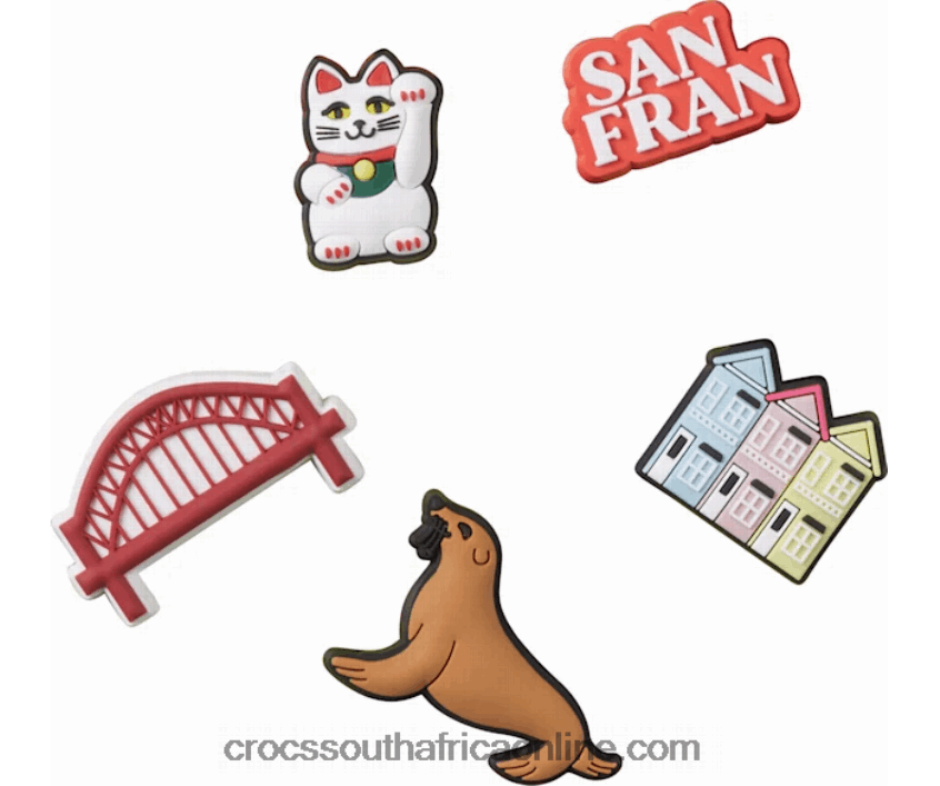 San Francisco Wanderlust Collection 5 PackCrocs FBL6TX1099