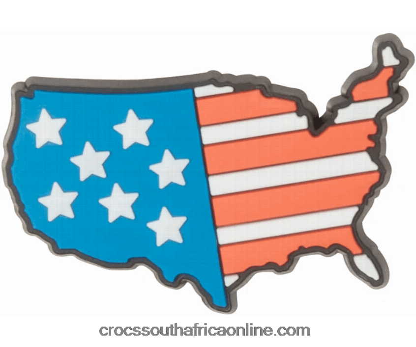 Usa Flag MapCrocs FBL6TX1166