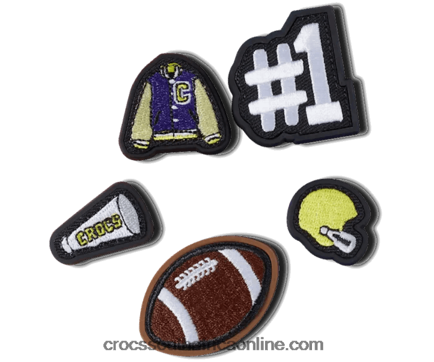 Varsity Patch 5 PackCrocs FBL6TX668