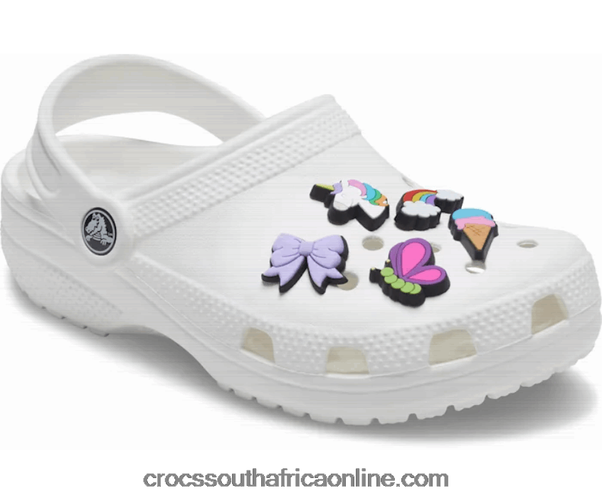 Young Girl Cartoons 5 PackCrocs FBL6TX978