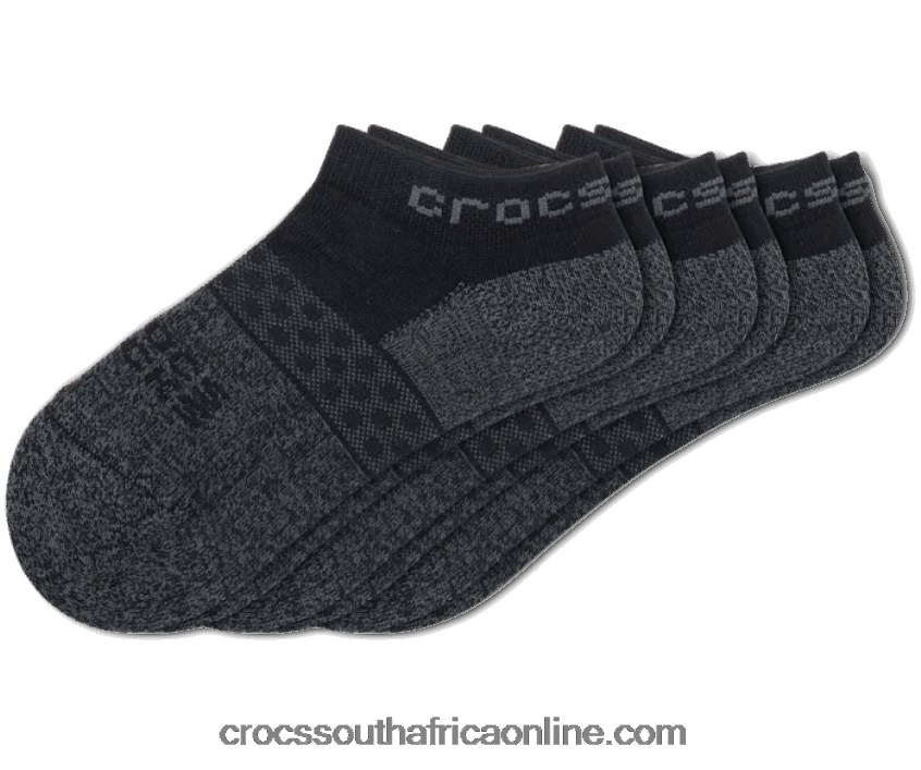 Kids Socks Low Evergreen 3-Packs Black Crocs FBL6TX1468