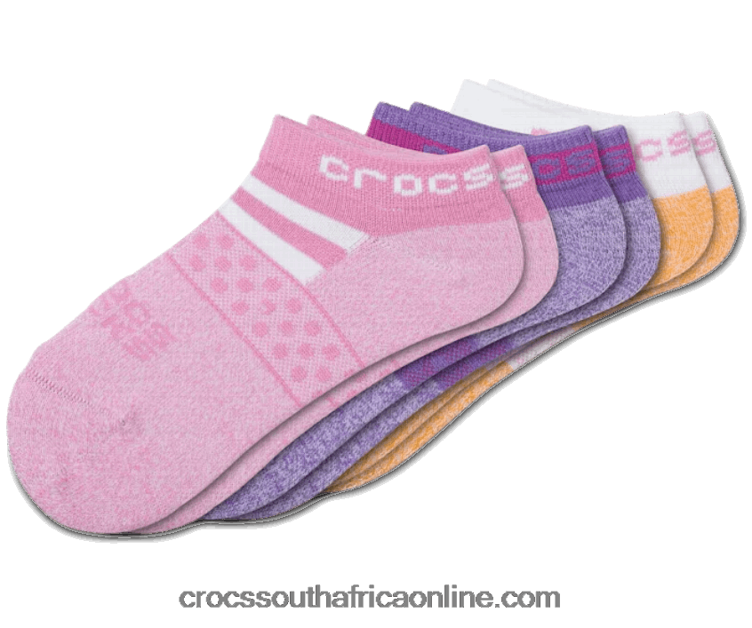 Kids Socks Low Heart 3-Pack Multi Crocs FBL6TX1457
