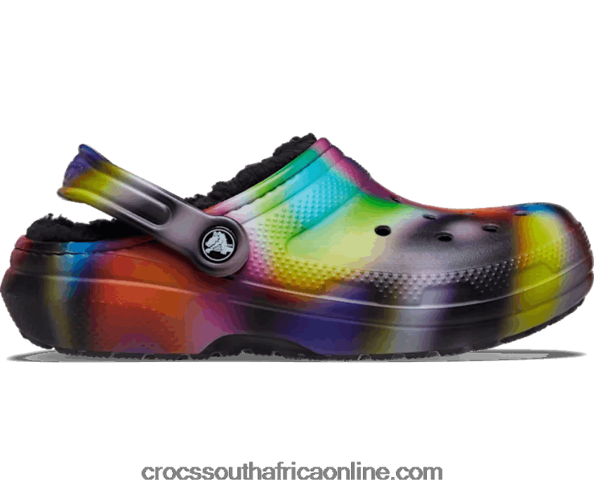 Men Classic Lined Solarized Clog Black/Multi Crocs FBL6TX1298