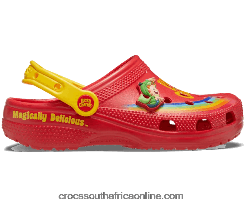 Men Classic Lucky Charms Clog Red Crocs FBL6TX1259