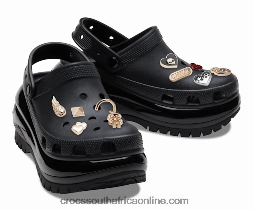 Men Mega Crush In Style Pack Black Crocs FBL6TX1281