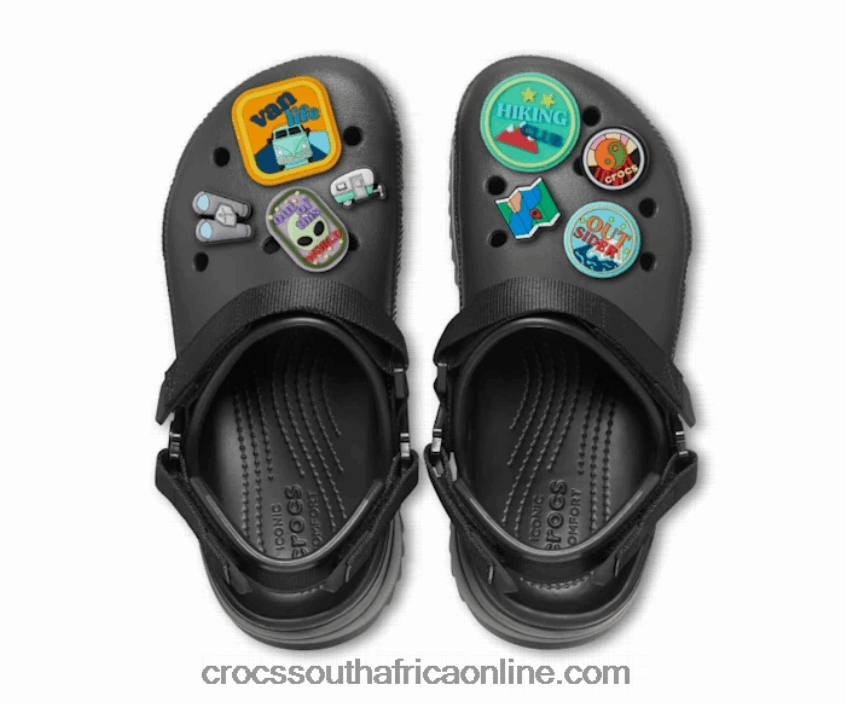 Men The Adventure Seeker Pack Black Crocs FBL6TX1283