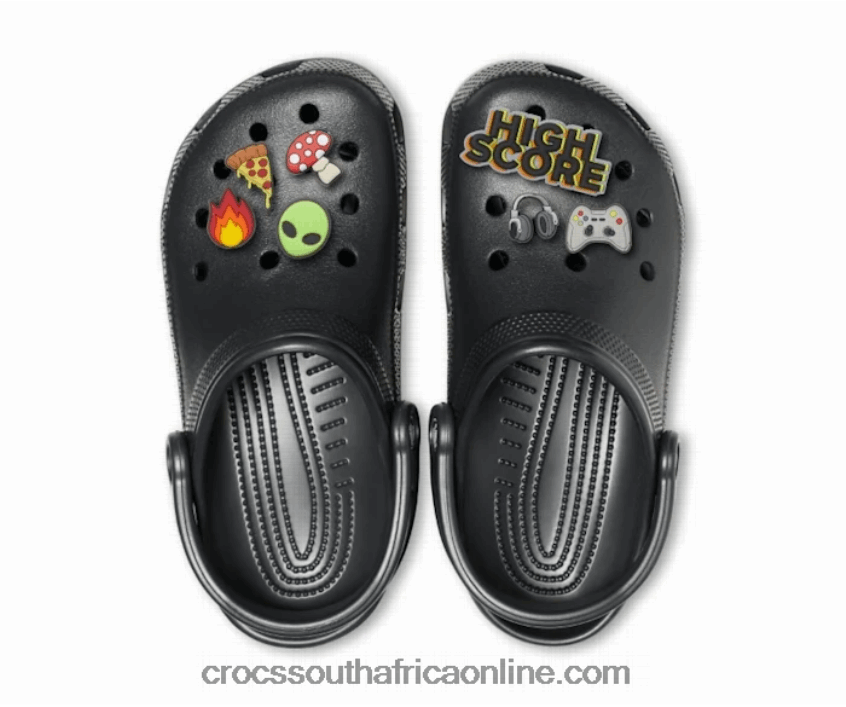 Men The Gamer Pack Black Crocs FBL6TX1282