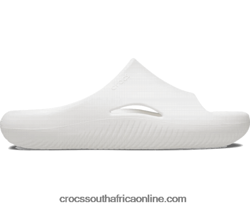 Men Mellow Slide White Crocs FBL6TX1299