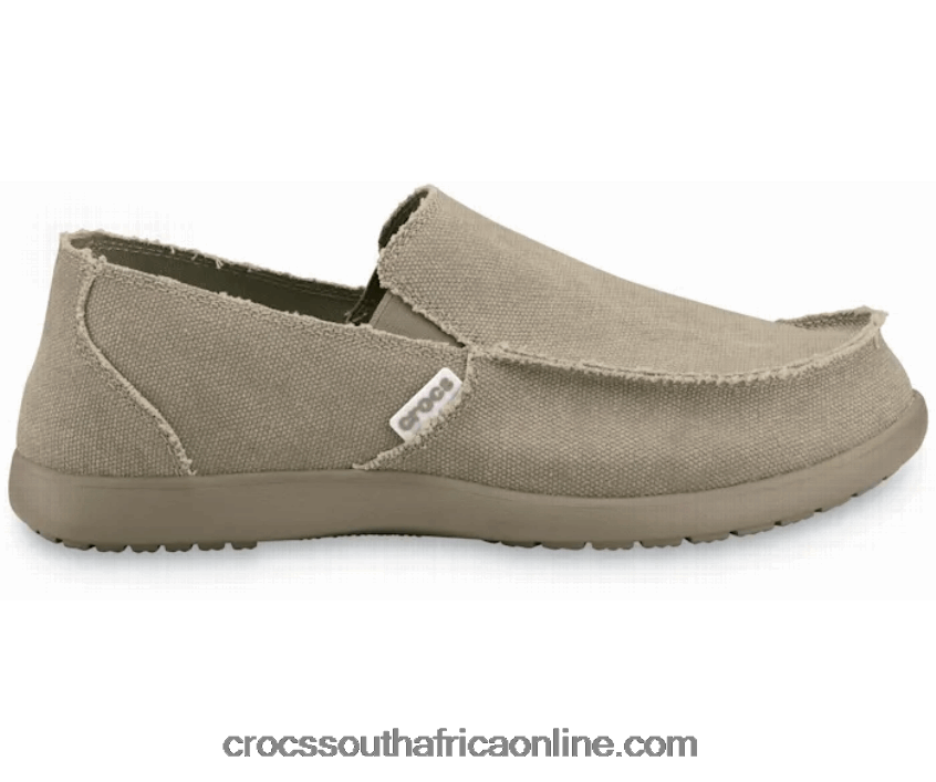 Men Santa Cruz Slip-On Khaki Crocs FBL6TX1315