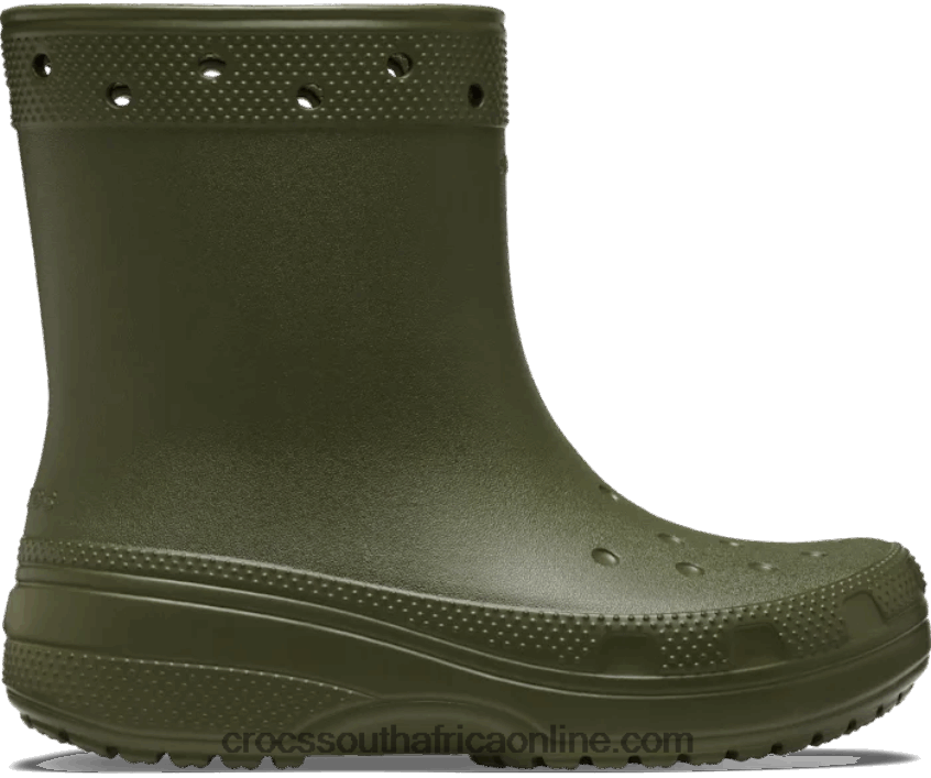 Women Classic Boot Army Green Crocs FBL6TX338