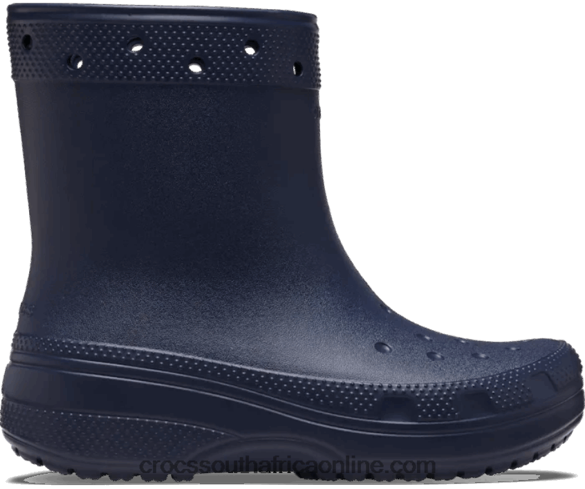 Women Classic Boot Navy Crocs FBL6TX339