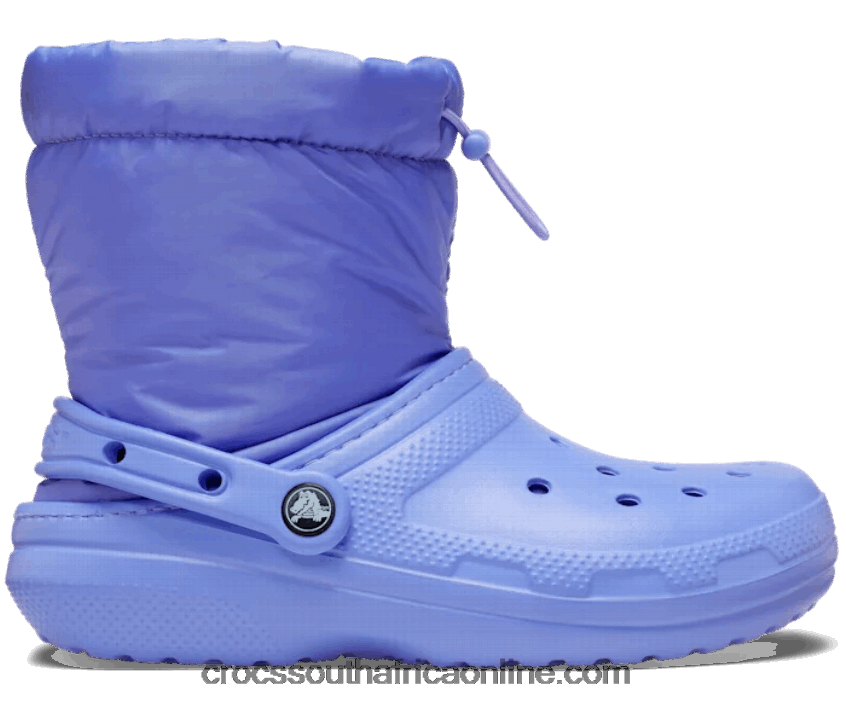 Women Classic Lined Neo Puff Boot Digital Violet Crocs FBL6TX195