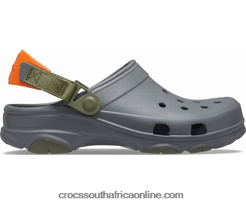 Women All-Terrain Clog Slate Grey/Multi Crocs FBL6TX178