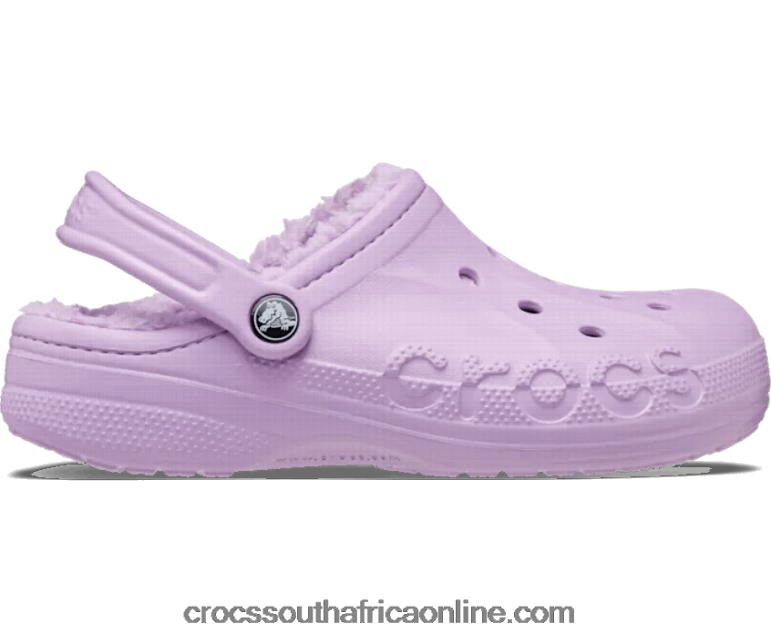 Women Baya Lined Clog Orchid Crocs FBL6TX238