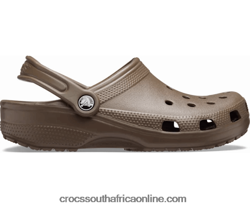 Women Classic Clog Chocolate Crocs FBL6TX9