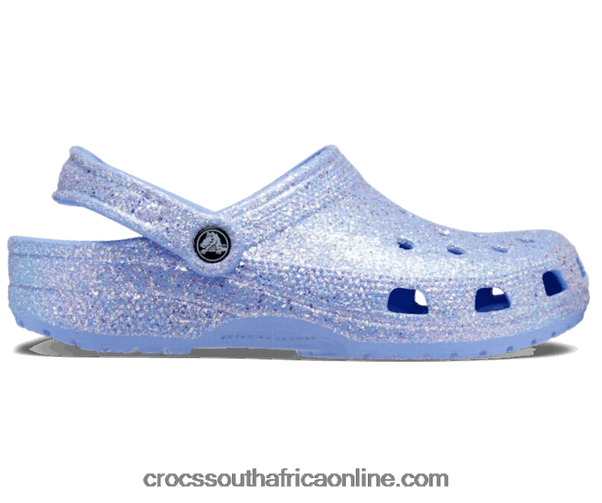 Women Classic Glitter Clog Moon Jelly Crocs FBL6TX138