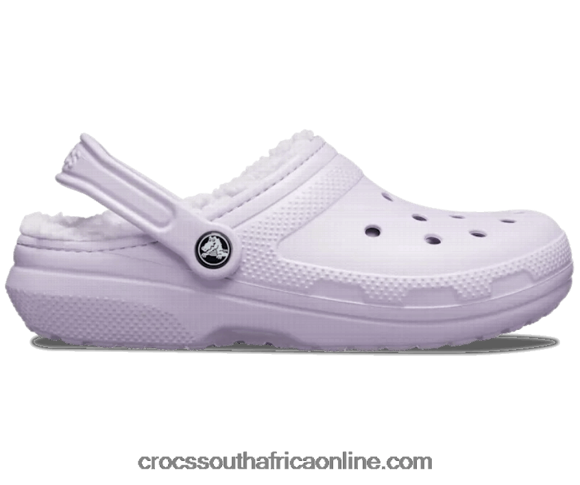 Women Classic Lined Clog Lavender Crocs FBL6TX116