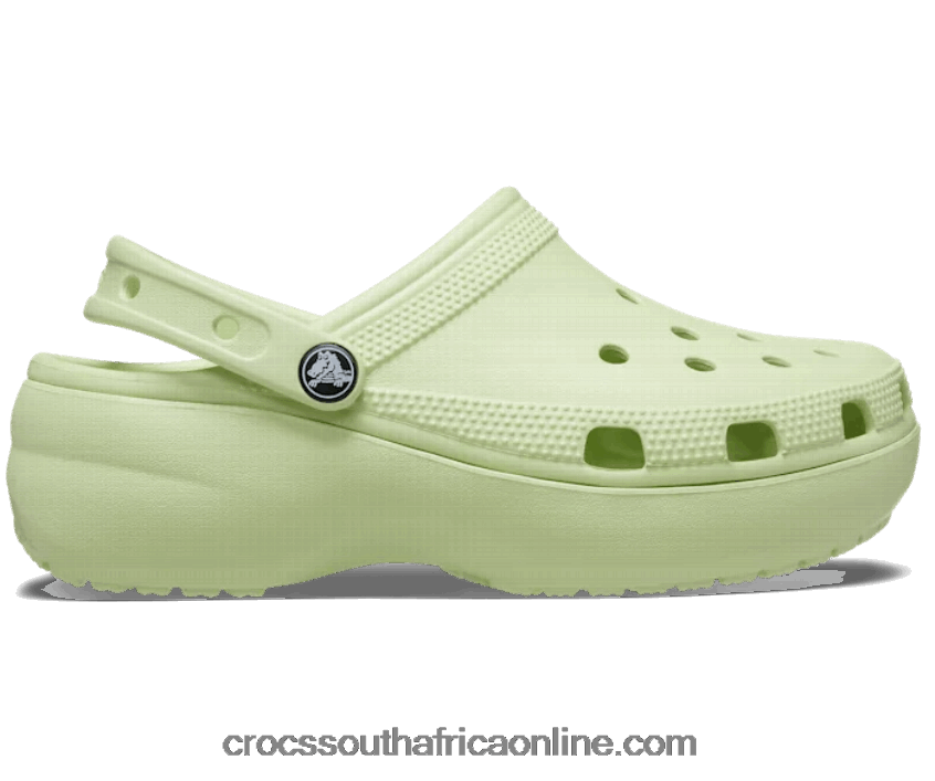 Women Classic Platform Clog Celery Crocs FBL6TX129