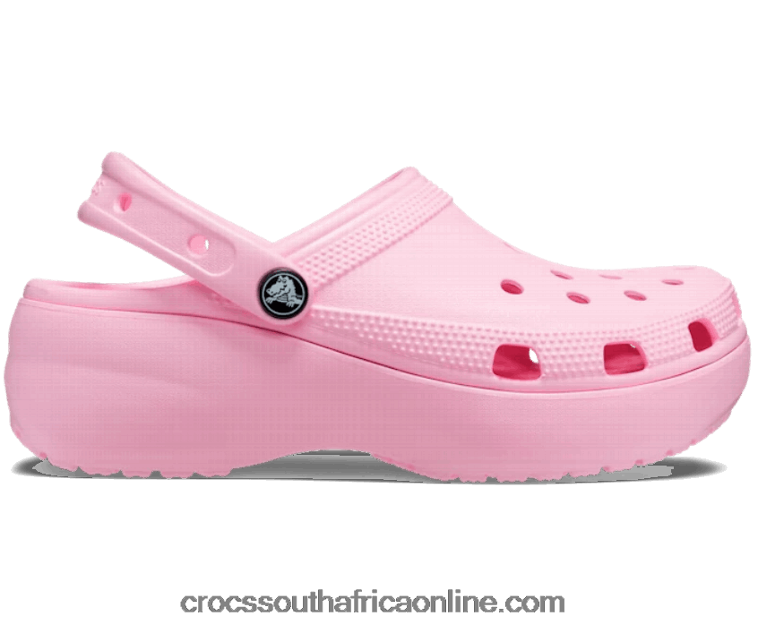 Women Classic Platform Clog Flamingo Crocs FBL6TX128