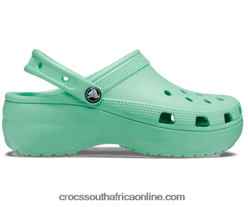 Women Classic Platform Clog Jade Stone Crocs FBL6TX594