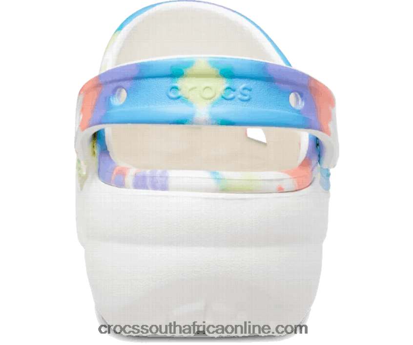 Women Classic Platform Tie-Dye Graphic ClogCrocs FBL6TX596