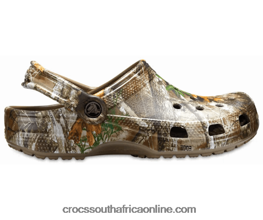 Women Classic Realtree Edge Clog Walnut Crocs FBL6TX318
