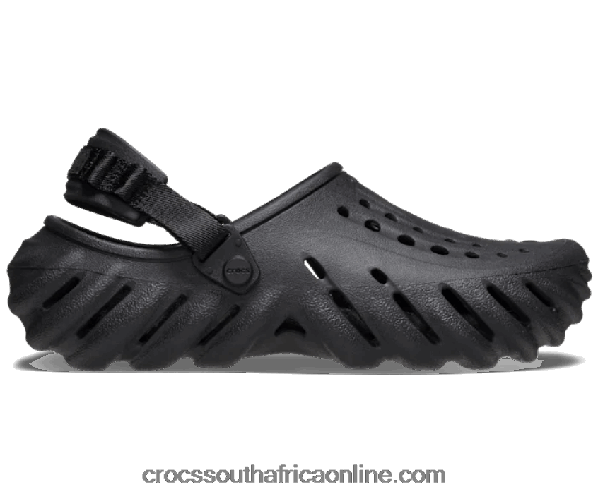 Women Echo Clog Black Crocs FBL6TX211